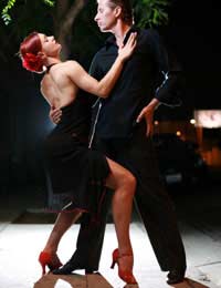 Salsa Dance Movement Hips Steps Popular